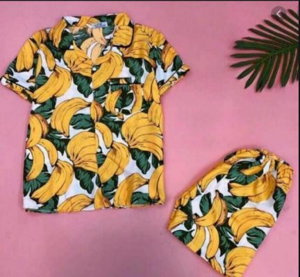 Quần áo hoa quả đi biển
